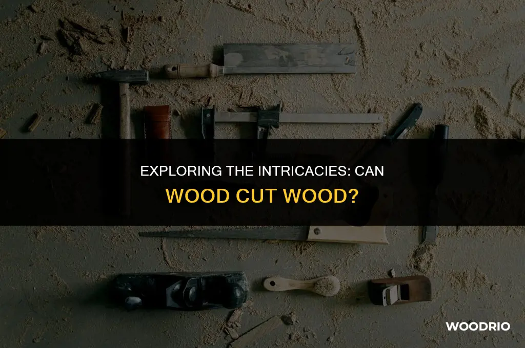 can wood cut wood