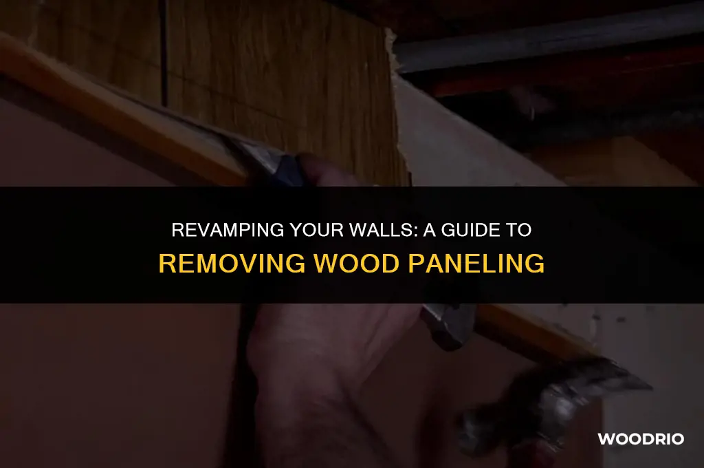 can wood paneling be removed