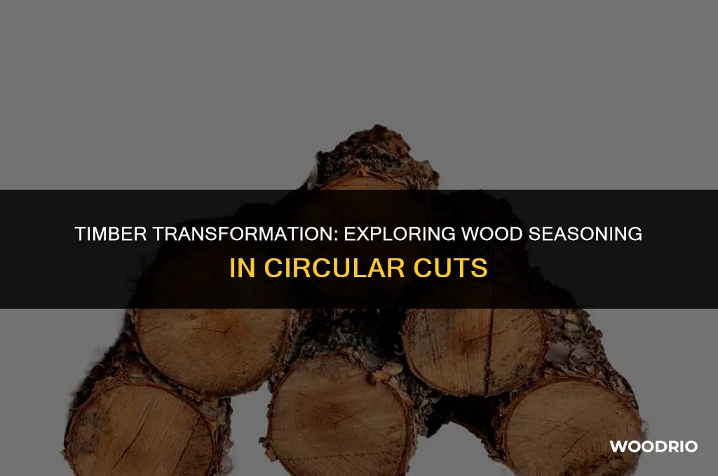 can wood season when cut into rounds