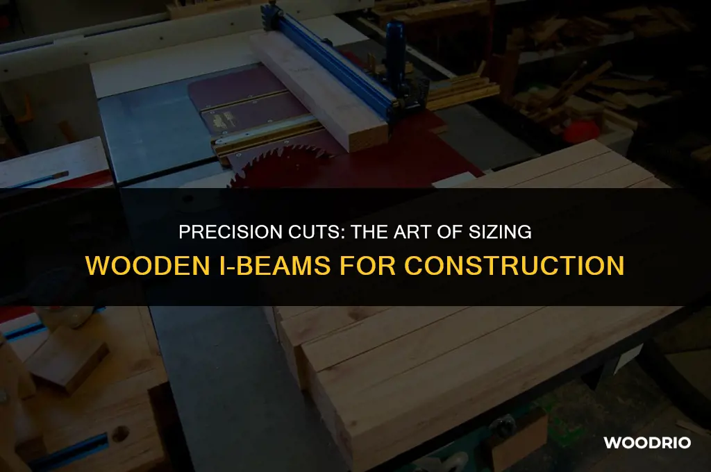 can wooden i-beams be cut