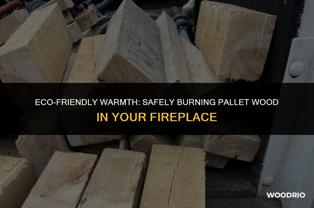 can you burn pallet wood in a fireplace