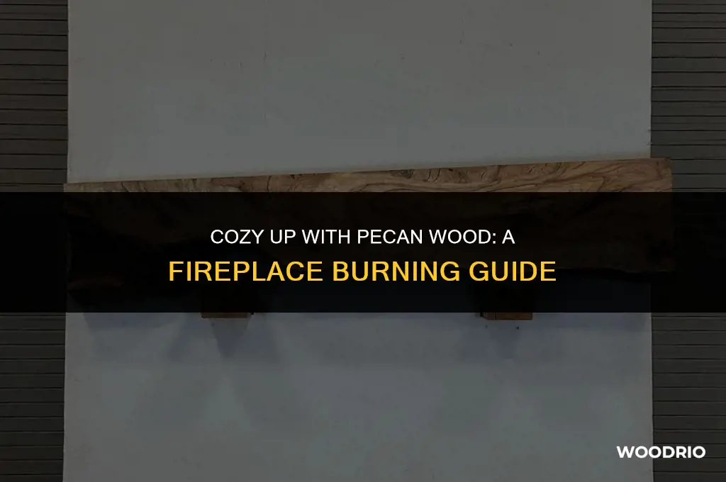 can you burn pecan wood in a fireplace