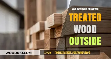 Outdoor Burning of Pressure Treated Wood: Safety and Environmental Concerns