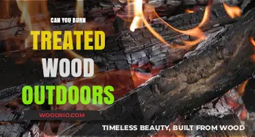 Outdoor Burning of Treated Wood: Safety and Environmental Considerations