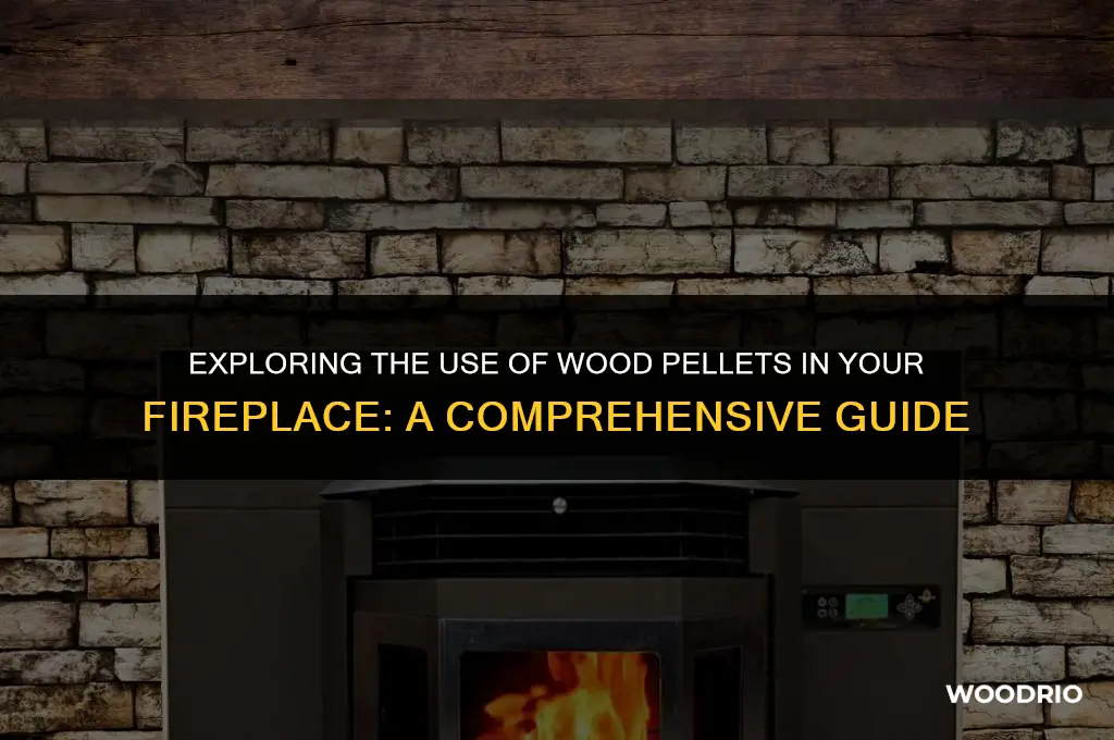 can you burn wood pellets in a fireplace