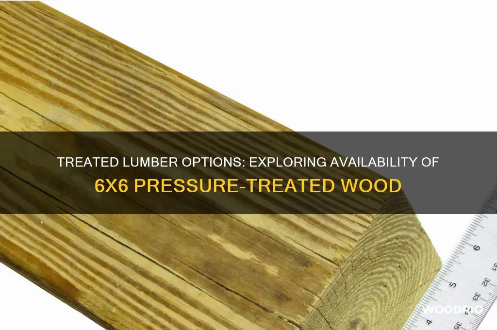 can you buy 6 6 treated wood