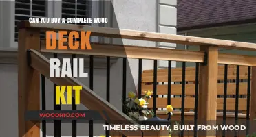 Complete Wood Deck Rail Kits: Are They Available for Purchase?