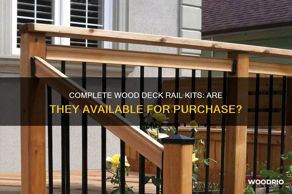 can you buy a complete wood deck rail kit