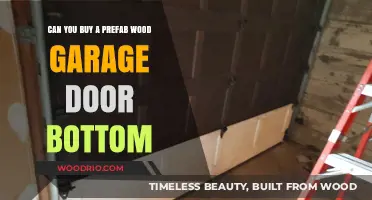 Prefab Wood Garage Door Bottom: Buying Options and Installation Tips
