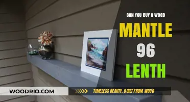 Where to Find a 96-Inch Wood Mantel for Your Fireplace