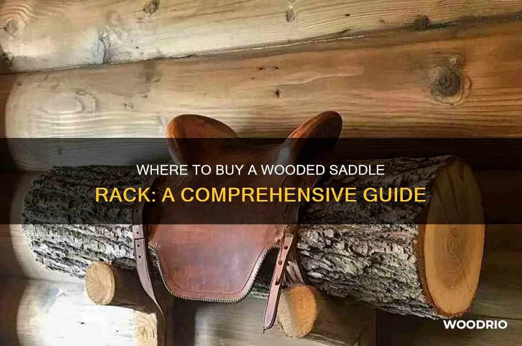 can you buy a wooded saddle rack