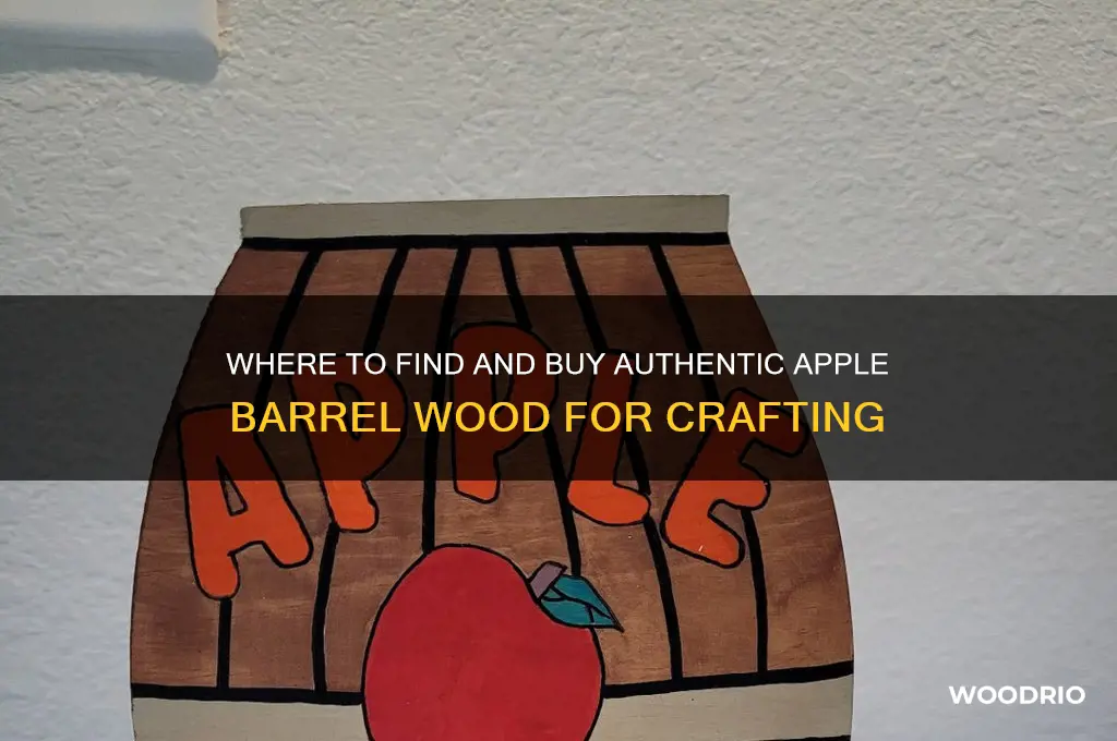 can you buy apple barrel wood