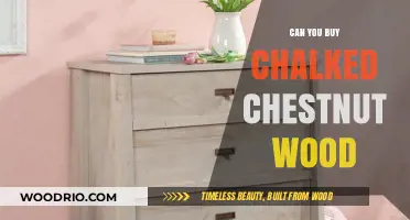 Where to Buy Chalked Chestnut Wood: A Comprehensive Guide