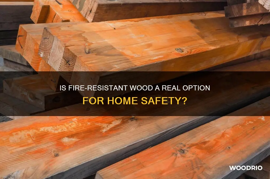 can you buy fire resistant wood