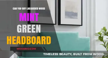 Where to Buy a Lacquered Mint Green Wood Headboard