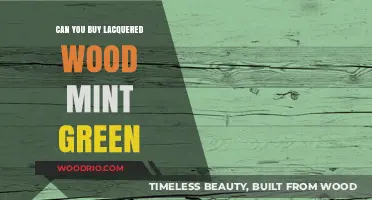 Where to Buy Lacquered Mint Green Wood for Home Decor