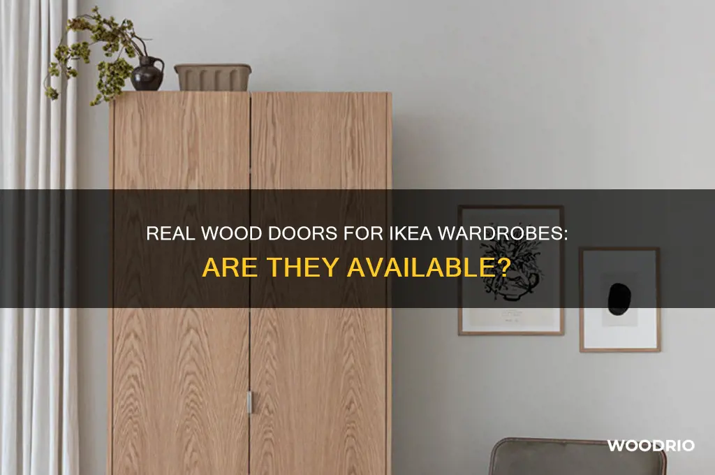 can you buy real wood doors for ikea wardrobe