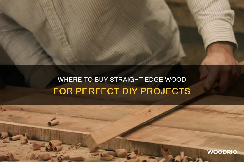 can you buy straight edge wood
