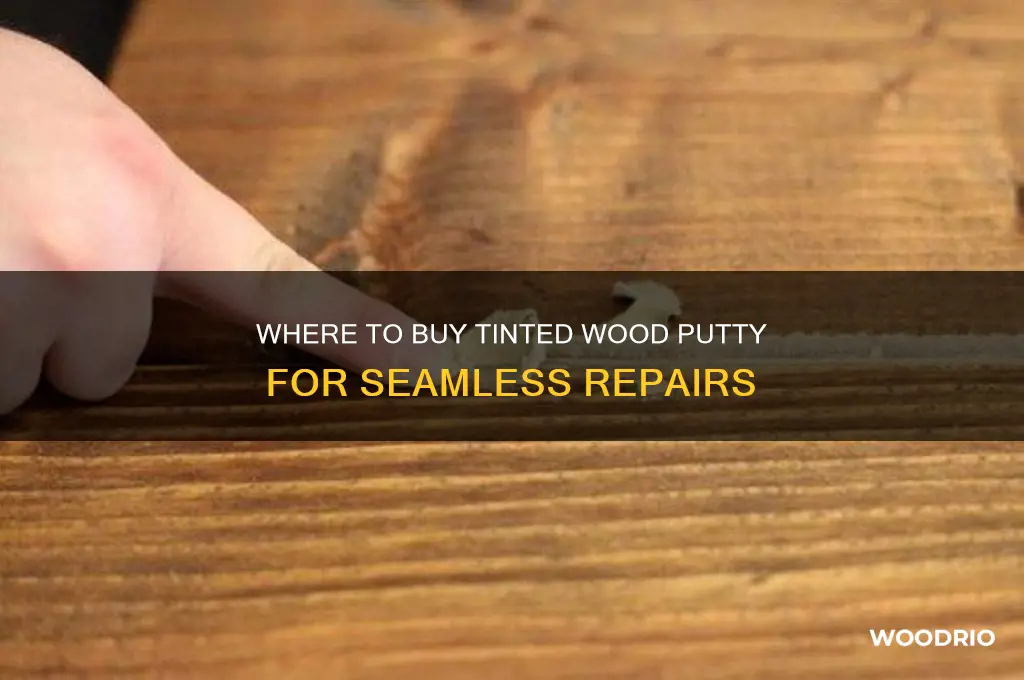 can you buy tinted wood putty