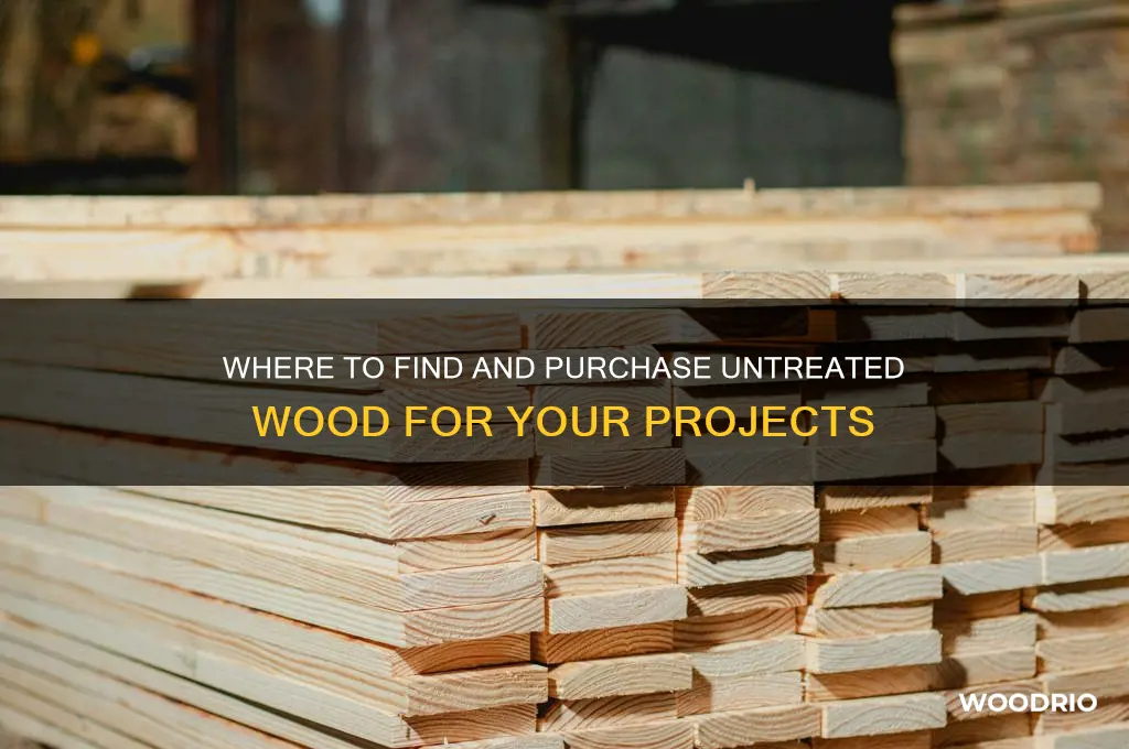 can you buy untreated wood