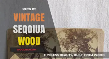 Where to Find and Purchase Authentic Vintage Sequoia Wood