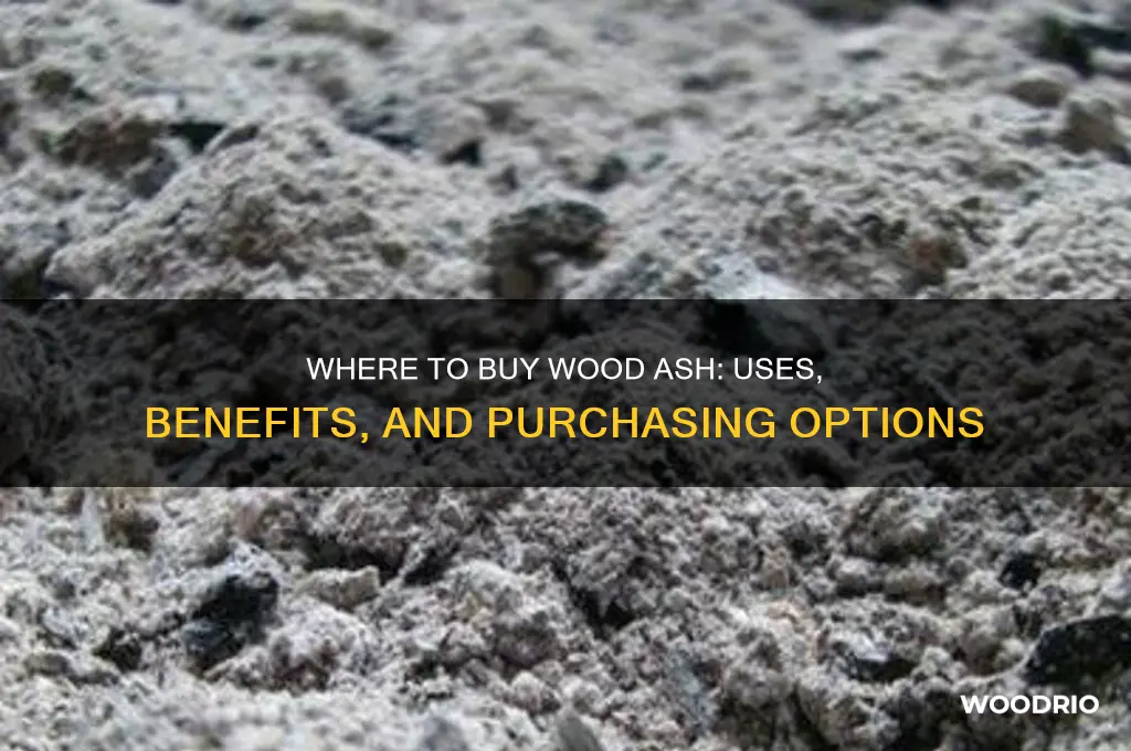 can you buy wood ash