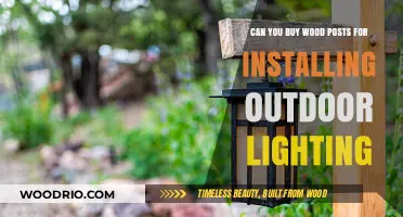 Where to Buy Wood Posts for Outdoor Lighting Installation Guide