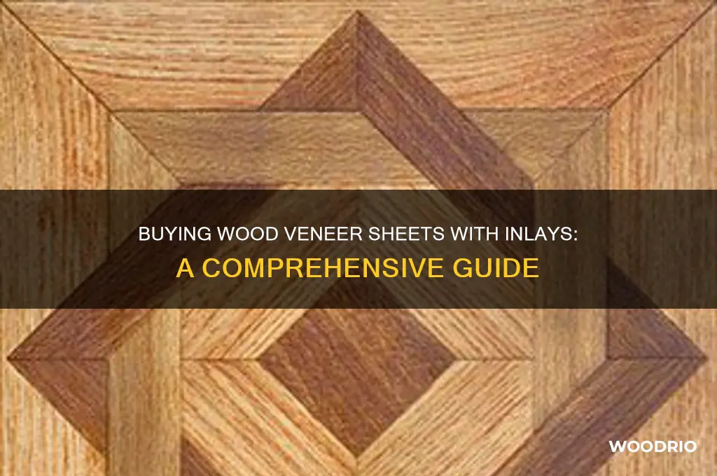 can you buy wood veneer sheets with inlays