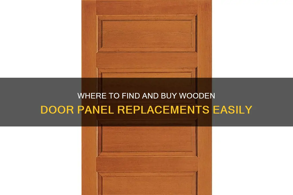 can you buy wooden door panel replacements