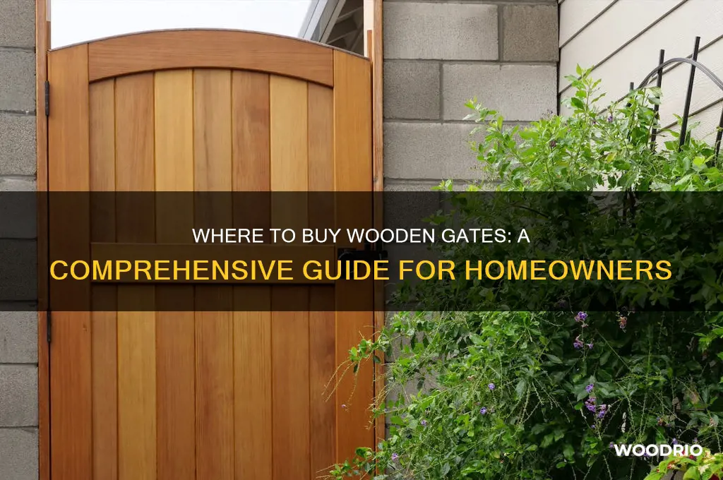 can you buy wooden gates