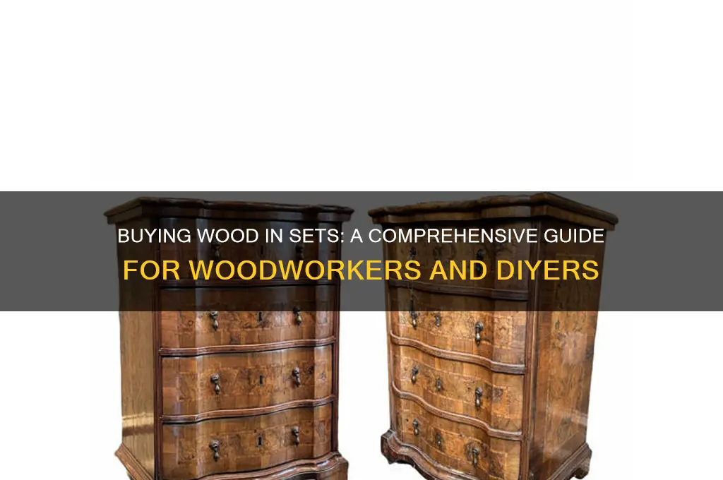 can you buy woods in sets