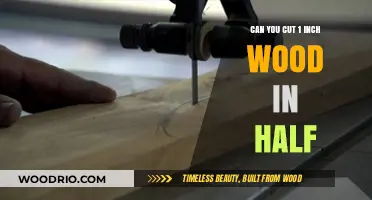 Precision Woodworking: Techniques for Cutting 1-Inch Wood in Half