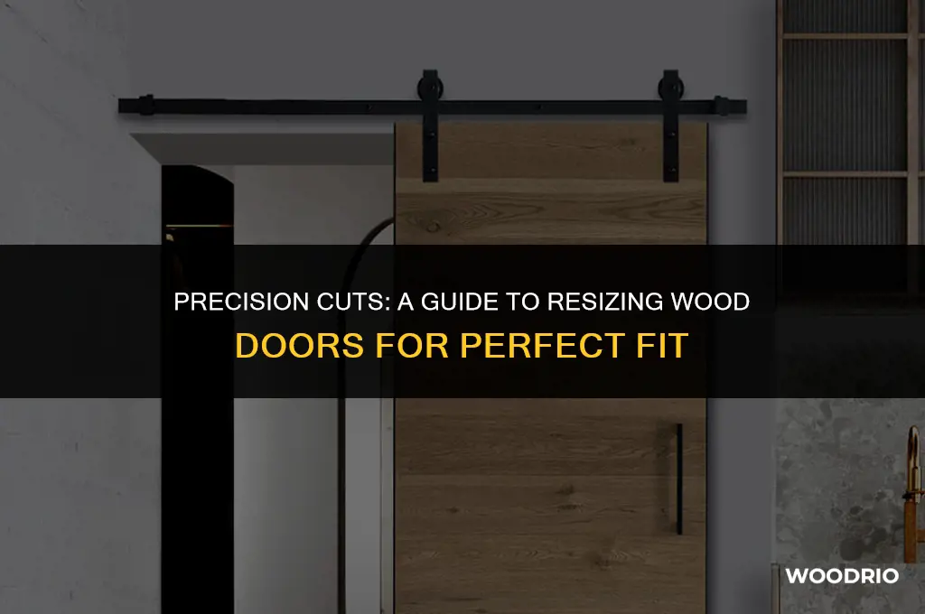 can you cut a wood door to size