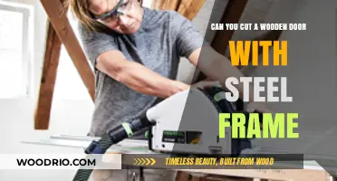 Precision Cuts: Can You Slice Through a Wooden Door with a Steel Frame?