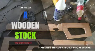 Crafting Precision: The Art of Cutting a Wooden Stock
