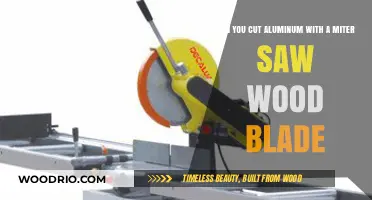 Precision Cutting: Can a Miter Saw Wood Blade Handle Aluminum?