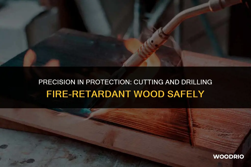 can you cut and drill fire retardant treated wood