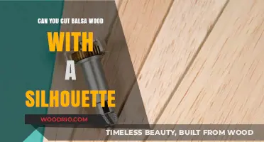 Crafting with Precision: Cutting Balsa Wood Using a Silhouette
