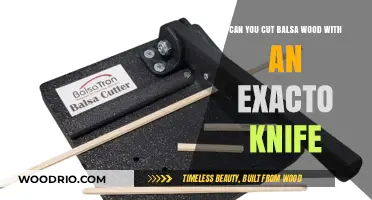 Precision Cutting: Balsa Wood and the Exacto Knife Dilemma