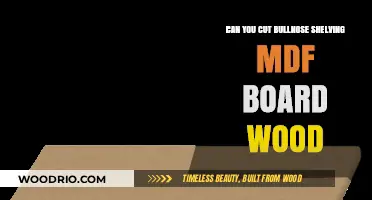 Precision Cuts: Bullnose Shelving MDF Board Woodworking Guide