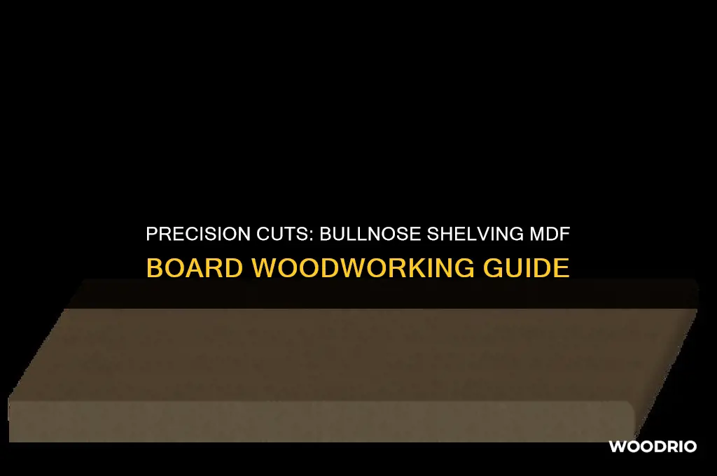 can you cut bullnose shelving mdf board wood