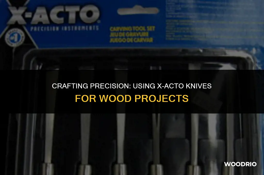 can you cut craft wood with xacto
