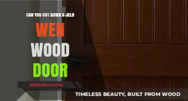 Precision Cuts: Trimming JELD-WEN Wood Doors for a Perfect Fit