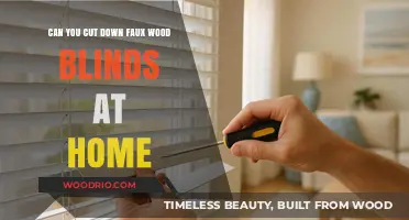 DIY Guide: Cutting Faux Wood Blinds at Home