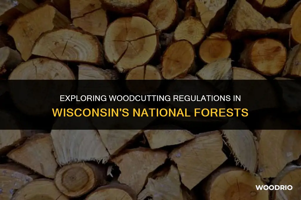 can you cut downed wood in wisconsin national forest