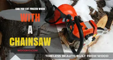 Chainsaw Cutting Frozen Wood: Tips and Safety Measures