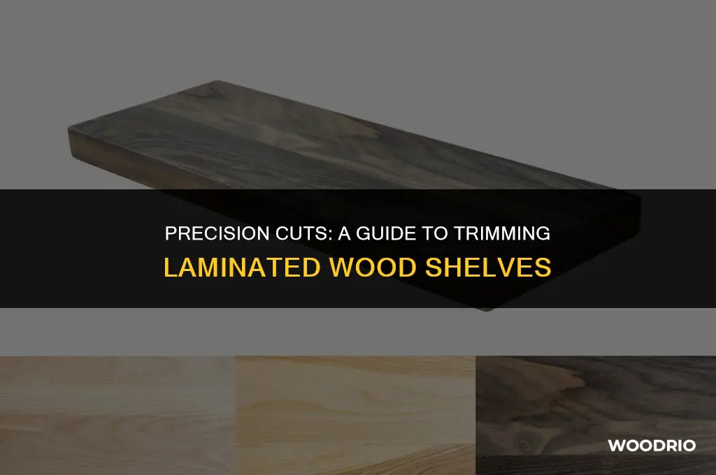 can you cut laminated wood shelves