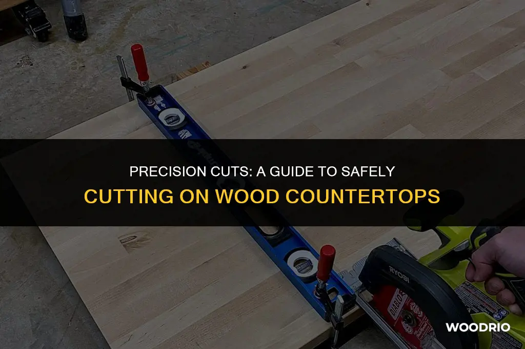 can you cut on wood counter tops