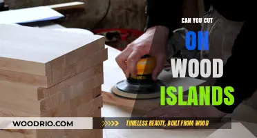Crafting Precision: Techniques for Cutting on Wood Islands