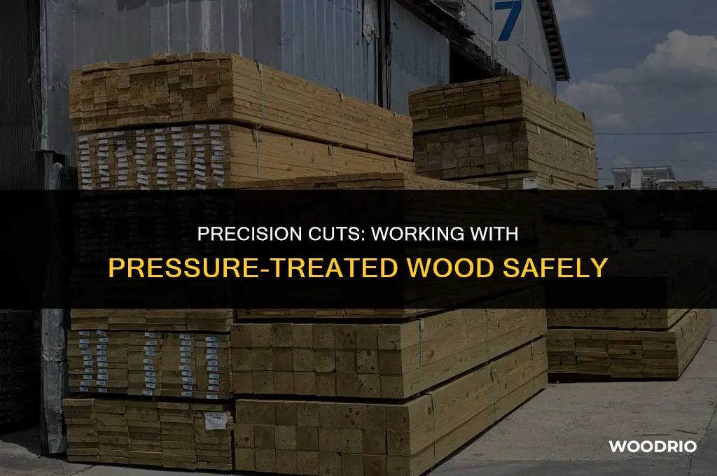 can you cut pressure treated wood